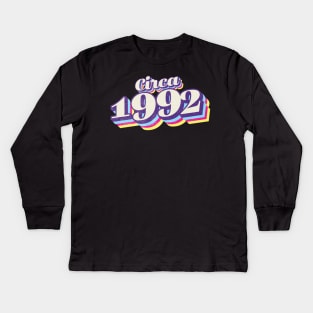 1992 Birthday Kids Long Sleeve T-Shirt